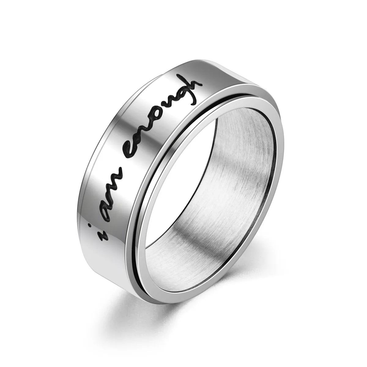 Spinner Illustration Ring - I Am Enough
